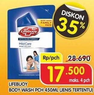 Promo Harga LIFEBUOY Body Wash 450 ml - Superindo