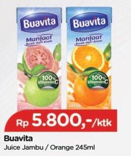 Promo Harga Buavita Fresh Juice Guava, Orange 250 ml - TIP TOP
