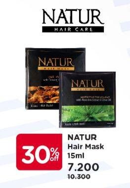 Promo Harga NATUR Hair Mask All Variants 15 ml - Watsons