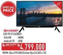 Promo Harga Sharp 2T-C42BG1i | Full HD Android TV 42"  - Hypermart