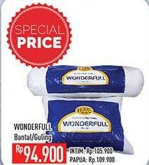 Promo Harga WONDERFULL Bantal / Guling Dacron  - Hypermart