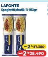 Promo Harga La Fonte Spaghetti 11 450 gr - Hypermart