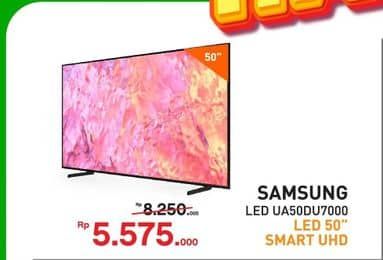 Samsung UA50DU7000K 4K UHD 50 Inci  Diskon 32%, Harga Promo Rp5.575.000, Harga Normal Rp8.250.000