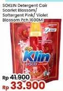 Promo Harga So Klin Liquid Detergent + Anti Bacterial Violet Blossom, + Softergent Pink 1600 ml - Indomaret