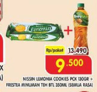NISSIN Lemonia 130gr + FRESTEA Minuman Teh 350ml