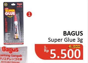Promo Harga BAGUS Super Glue 3 gr - Alfamidi
