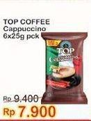 Promo Harga Top Coffee Cappuccino Kecuali per 6 sachet 25 gr - Indomaret