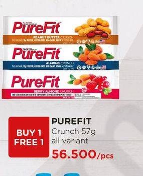 Promo Harga PUREFIT Berry Almond Crunch All Variants 57 gr - Watsons