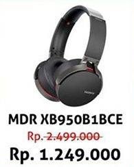 Promo Harga SONY MDR-XB950B1 | Extra Bass Bluetooth Headphone  - Hartono