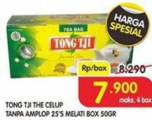Promo Harga Tong Tji Teh Celup 25 pcs - Superindo