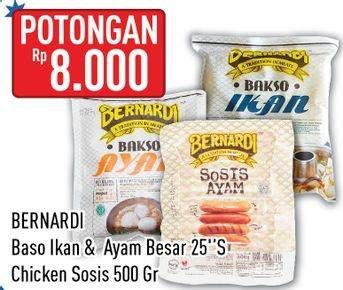 Promo Harga Bernardi Baso Ikan/Ayam/Chicken Sosis  - Hypermart