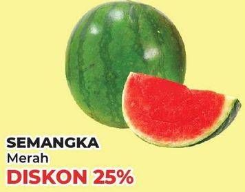 Promo Harga Semangka Merah per 100 gr - Yogya