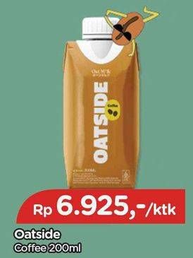 Promo Harga Oatside UHT Milk Coffee 200 ml - TIP TOP