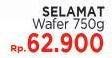 Promo Harga SELAMAT Wafer 750 gr - LotteMart