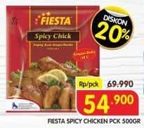 Promo Harga Fiesta Ayam Siap Masak Spicy Chick 500 gr - Superindo