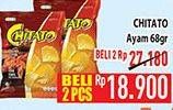 Promo Harga Chitato Snack Potato Chips Ayam Barbekiu 68 gr - Hypermart