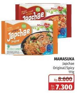 Promo Harga MAMASUKA Japchae Original, Spicy 111 gr - Lotte Grosir