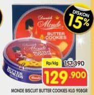 Promo Harga Monde Butter Cookies 908 gr - Superindo