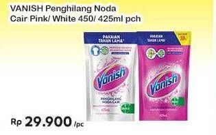 Promo Harga Vanish Penghilang Noda Cair Pink, Putih 425 ml - Indomaret