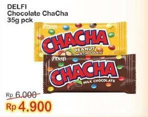 Promo Harga DELFI CHA CHA Chocolate 35 gr - Indomaret