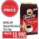 Promo Harga Kapal Api Kopi Bubuk Special Mix Gula Aren per 10 sachet 23 gr - Hypermart