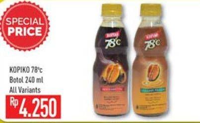 Promo Harga Kopiko 78C Drink All Variants 240 ml - Hypermart