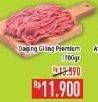 Promo Harga Daging Giling Sapi Premium per 100 gr - Hypermart