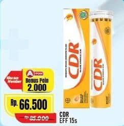 Promo Harga CDR Suplemen Makanan Jeruk 15 pcs - Alfamart