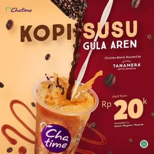 Promo Harga Chatime Kopi Susu Gula Aren  - Chatime