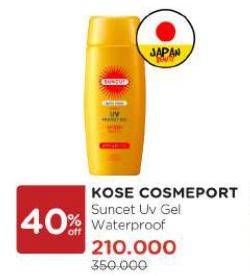 Promo Harga Kose Cosmeport Suncet UV Gel Waterproof 100 gr - Watsons