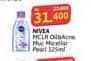Promo Harga Nivea MicellAir Skin Breathe Micellar Water Oil Acne Care, Pearl Bright 125 ml - Alfamidi