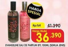 Promo Harga EVANGELINE Eau De Parfume All Variants 100 ml - Superindo