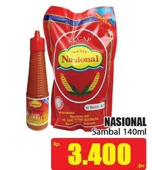Promo Harga NASIONAL Sambal 140 ml - Hari Hari