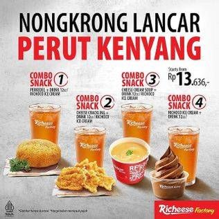 Promo Harga Richeese Factory Combo Snack  - Richeese Factory