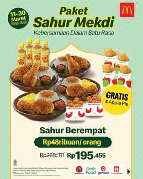 Promo Harga Paket Sahur Mekdi  - McD