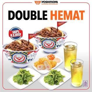 Promo Harga Double Meal  - Yoshinoya