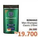 Promo Harga ROMANO Men SHampoo Classic 170 ml - Alfamidi