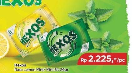 Promo Harga HEXOS Candy Lemon, Mint 20 gr - TIP TOP