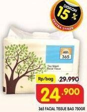 Promo Harga 365 Facial Tissue 750 gr - Superindo