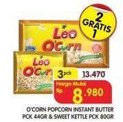 Promo Harga LEO O'Corn Butter, Sweet Kettle per 3 pcs - Superindo