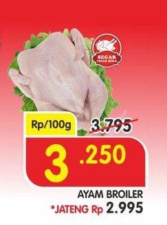 Promo Harga Ayam Broiler per 100 gr - Superindo