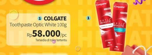 Promo Harga Colgate Toothpaste Optic White 100 gr - Guardian