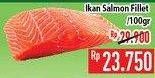 Promo Harga Salmon Fillet per 100 gr - Hypermart