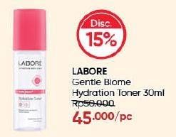 Promo Harga Labore Sensitive Skin Care Gentlebiome Hydration Toner 30 ml - Guardian