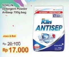 Promo Harga SO KLIN Antisep Detergent Fresh Scent 700 gr - Indomaret