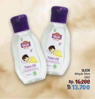 Promo Harga SLEEK Baby Telon Oil 30 ml - LotteMart