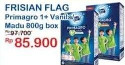 Promo Harga FRISIAN FLAG Primagro 1+ Madu, Vanilla 800 gr - Indomaret