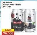 Promo Harga Cap Panda Minuman Kesehatan Cincau, Cincau Selasih 310 ml - Alfamart