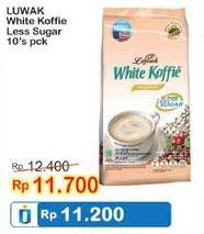 Promo Harga Luwak White Koffie Premium Less Sugar 10 pcs - Indomaret