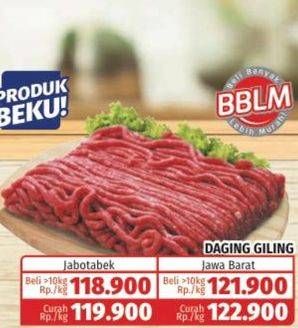 Promo Harga Daging Giling Sapi  - Lotte Grosir